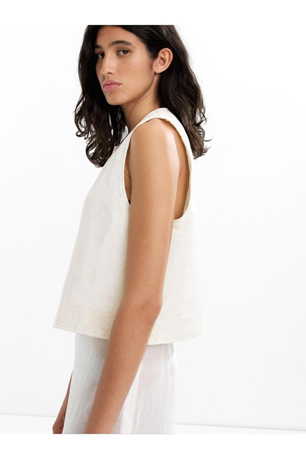 İşlemeli Yelek - 3