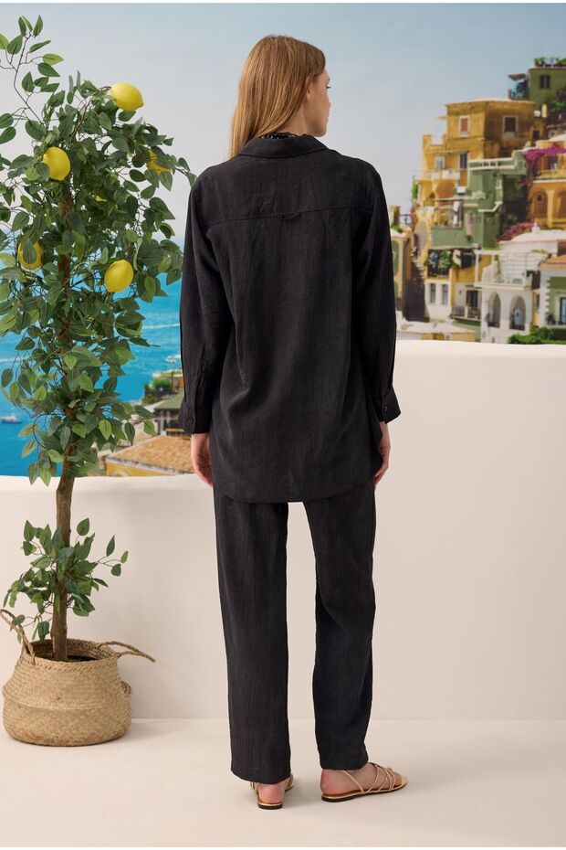 Rahat Kesim Basic Takım Siyah - 3