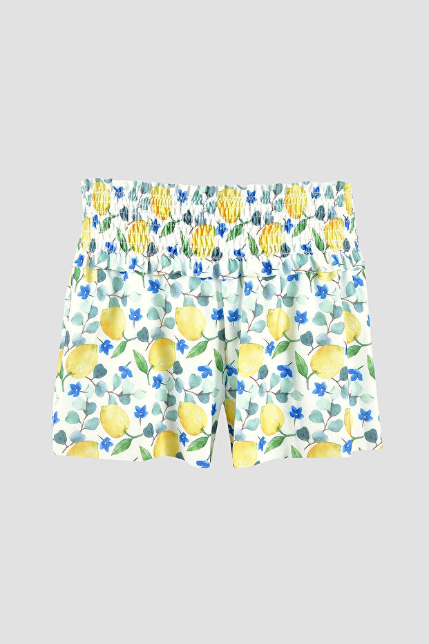 Renkli Lemon Şort Etek - 1