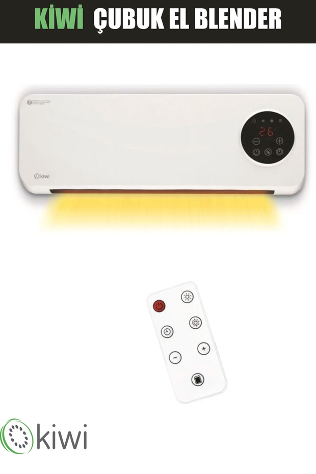 KİWİ KHT-8490 KLİMA TİPİ KUMANDALI ISITICI FAN - 1