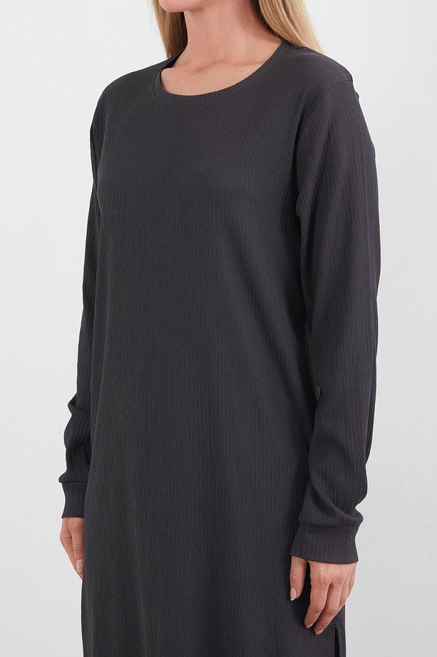 Fullamodest Basic Yanları Yırtmaçlı Tunik - 5