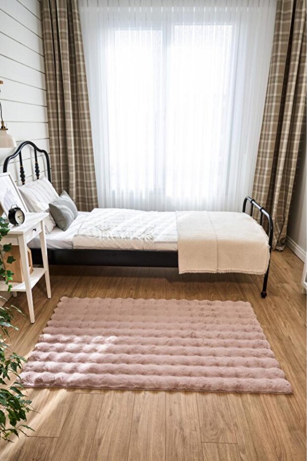 Molecule Kabartmalı Peluş Halı - 1