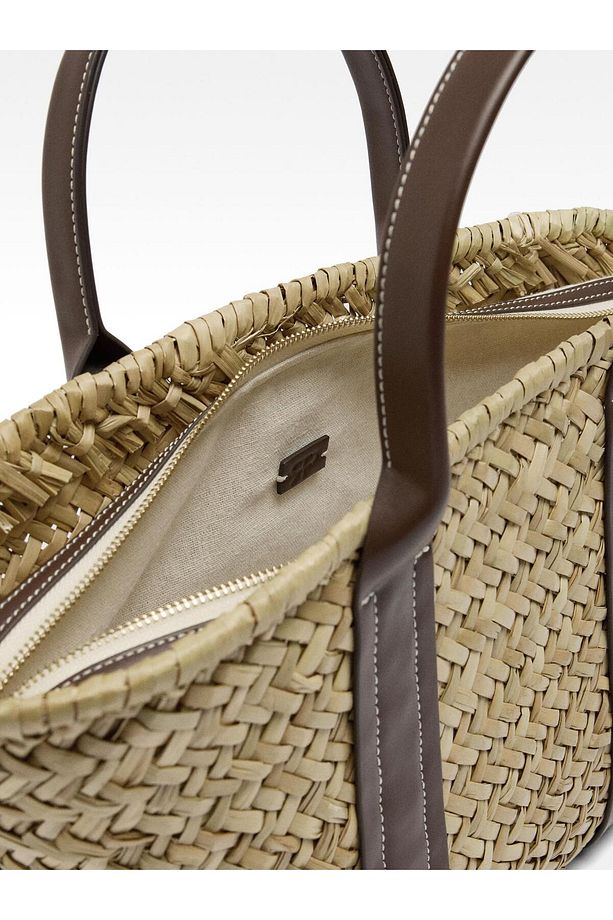 Hasır Shopper Çanta - 5