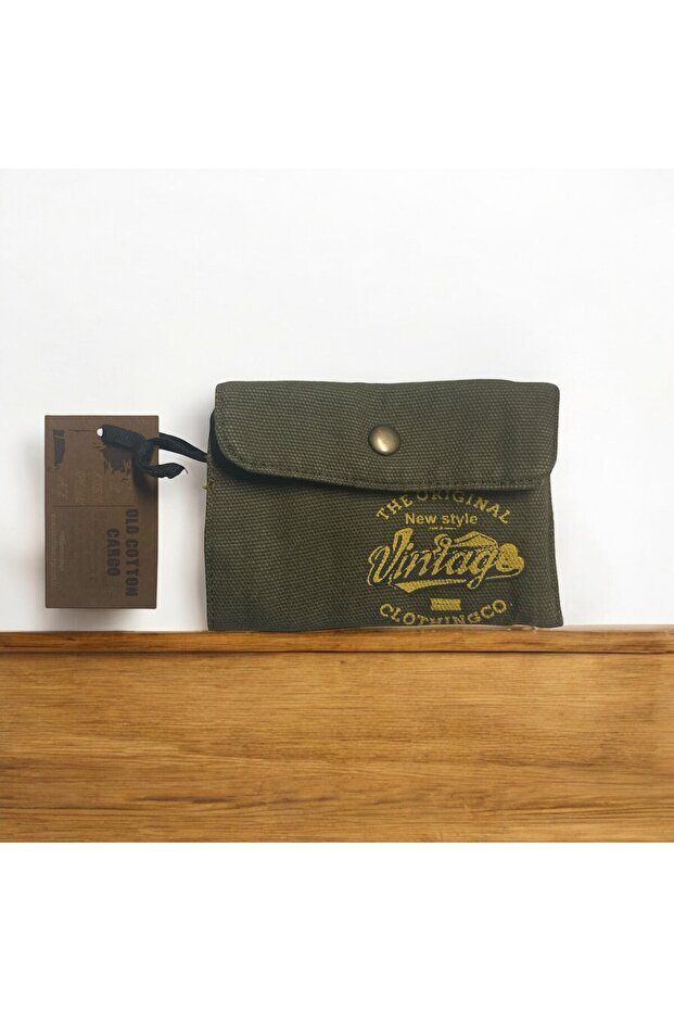 Vintage Shabby Unisex Vintage Design Wallet 12.5 cm X 9 cm