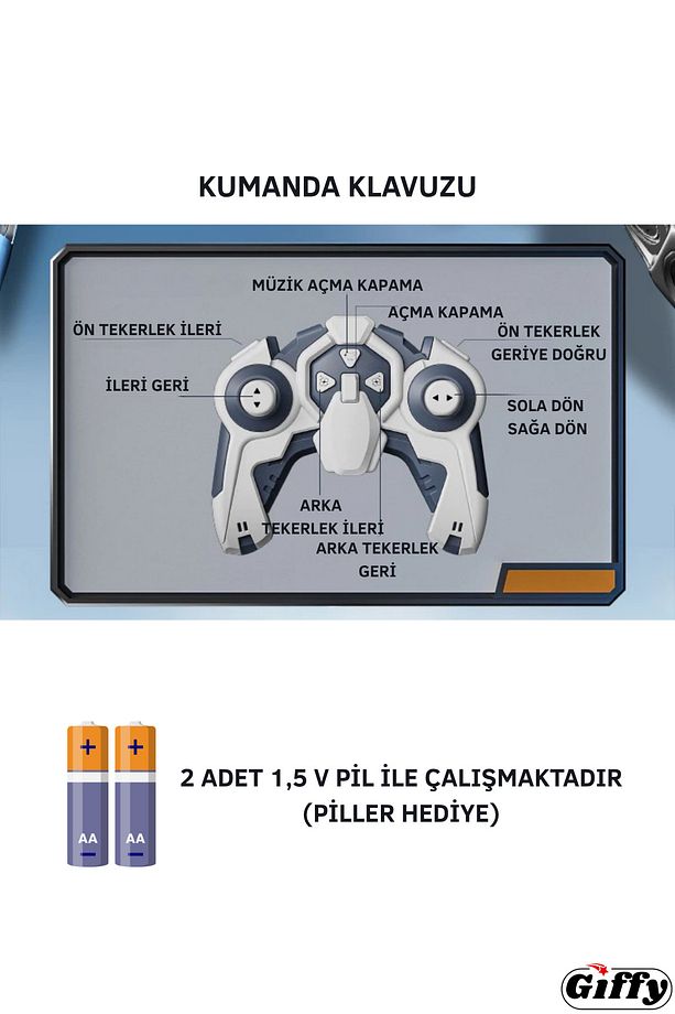 Oyuncak Uzaktan Kumandalı Robot Köpek ,Şarjlı ,Sesli ve Işıklı ,İnteraktif Robot, Full Fonksiyon - 4