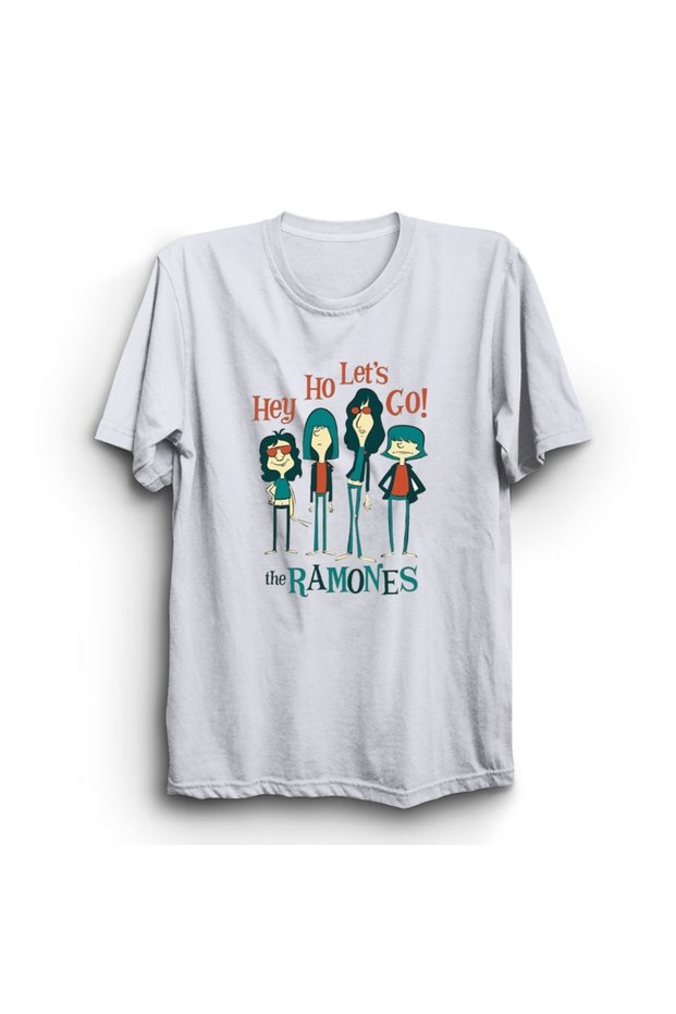 The Ramones, Hey Ho Let's Go!, Rock Metal Music Band Printed, Unisex, 100% Cotton T-Shirt