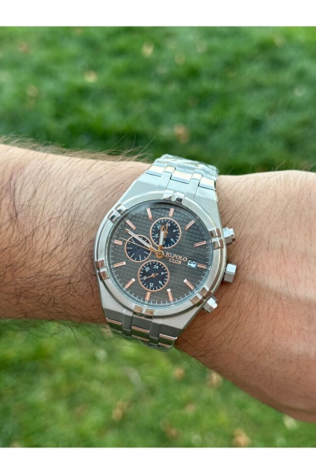 Jg.Polo Club Titanium Case Men's Watch with Cord Function
