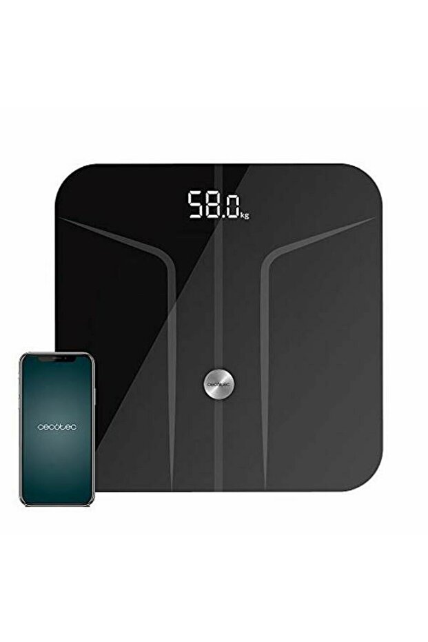 Cântar inteligent, Cecotec, 9750 Smart Healthy, negru