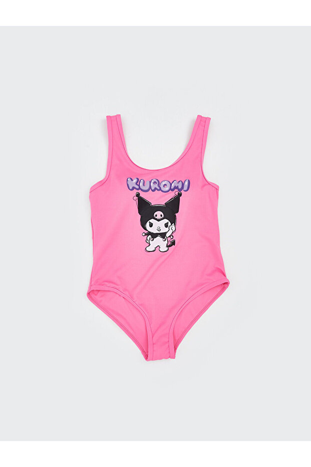 Nevavm Kuromi Printed Girls' Swimsuit with a Difference