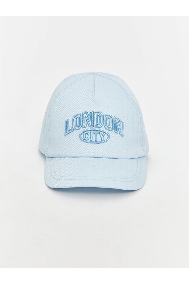 Blue London Embroidered Baby Boy Cap Hat