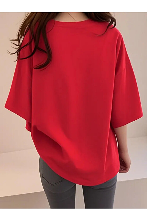 TRICOU OVERSIZE CU TEXT LOVE - 2