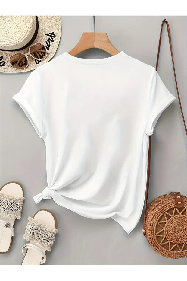 Flicker Printed Oversize Tee - 2