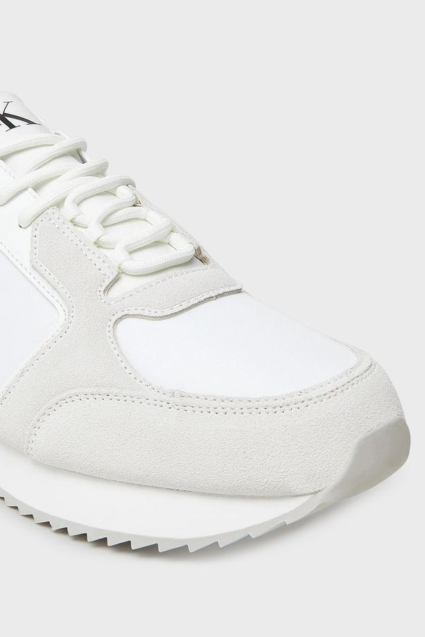 Logolu Süet Detaylı Sneaker Ayakkabı YM0YM0132601W Erkek AYAKKABI YM0YM01326 01W - 5