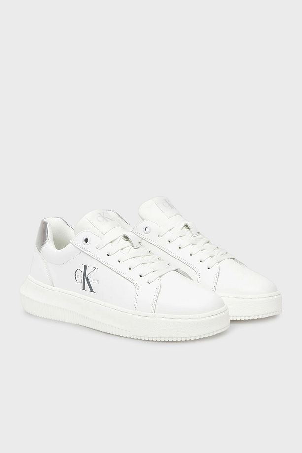 Logolu Deri Sneaker Ayakkabı YW0YW0187602R AYAKKABI YW0YW01876 02R - 2