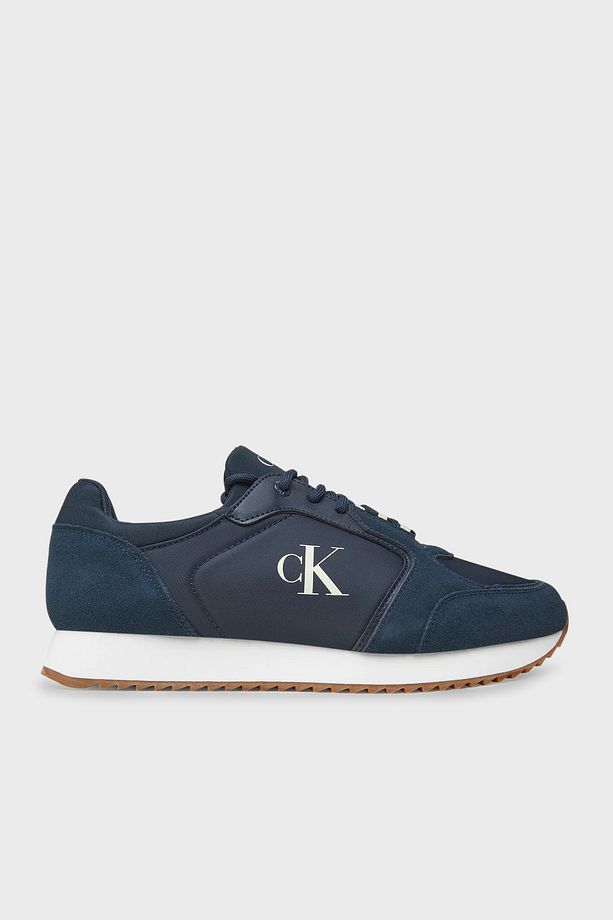 Logolu Süet Detaylı Sneaker Ayakkabı YM0YM013260G7 Erkek AYAKKABI YM0YM01326 0G7 - 1