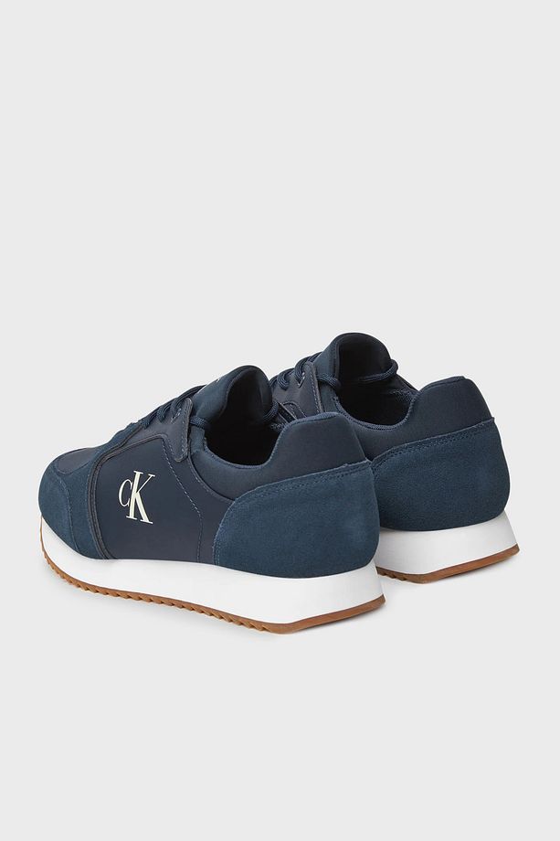 Logolu Süet Detaylı Sneaker Ayakkabı YM0YM013260G7 Erkek AYAKKABI YM0YM01326 0G7 - 4
