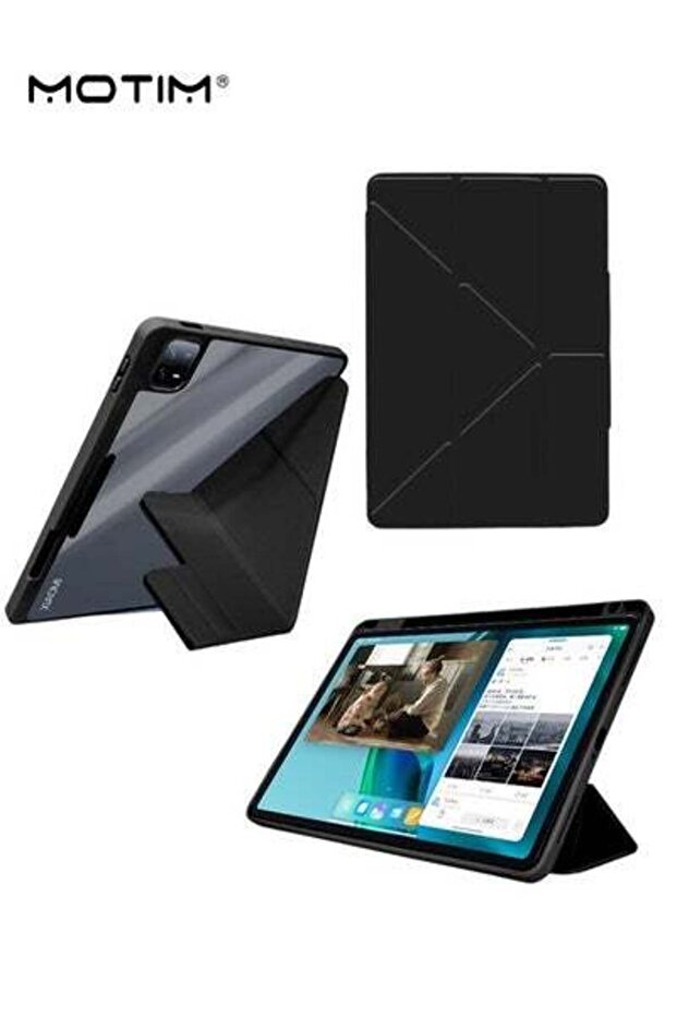 Xiaomi Pad 6/6 Pro Case 11 Inch Leather Protective Shockproof Flexible Back Cover with Pencil Holder