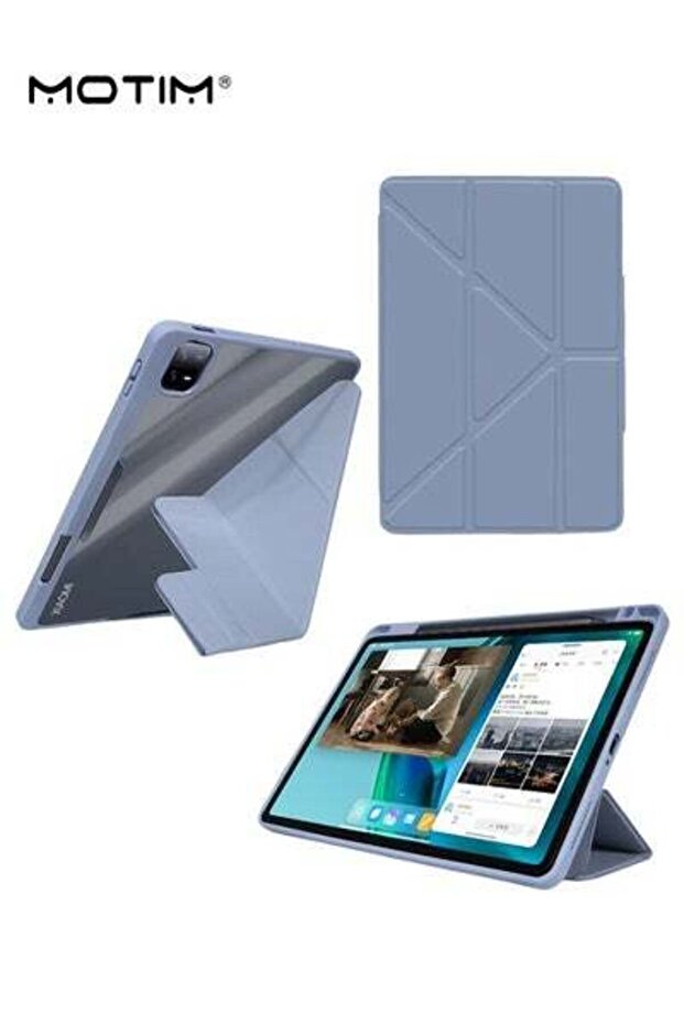 Xiaomi Pad 6/6 Pro Case 11 Inch Leather Protective Shockproof Flexible Back Cover with Pencil Holder