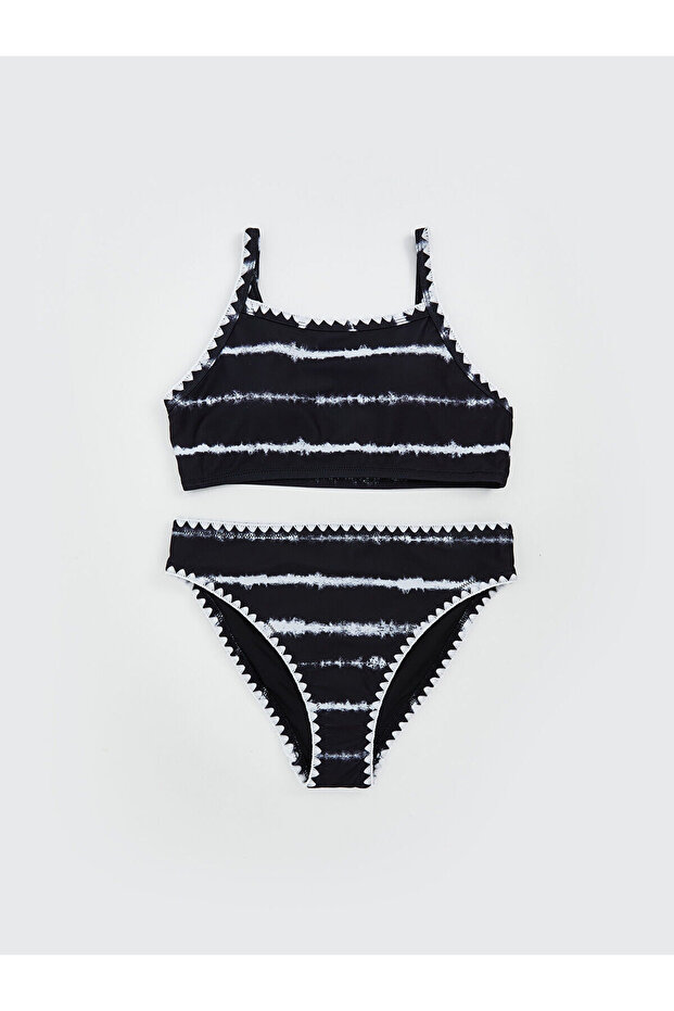 Nevavm Quick-Drying Uv-Protective Girls' Bikini with Difference in Color