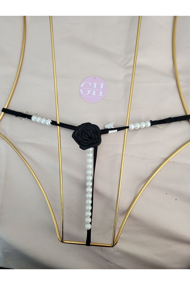 İncili string tanga külot - 1