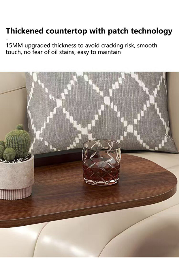 طاولة جانبية قابلة للرفع بتصميم أريكة ريترو إسكندنافية، طاولة جانبية قابلة للتحريك لغرفة المعيشة - 6