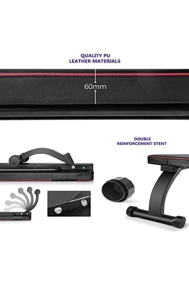 Adjustable and Foldable Weight Bench for Home Gym by Skyland | Multi-Function with Heavy-Duty Metal - 5