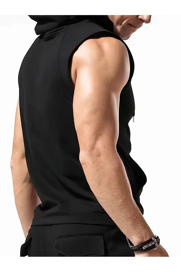 ERKEK gym spor atlet-şort 2 li takım baskılı GYM - 4