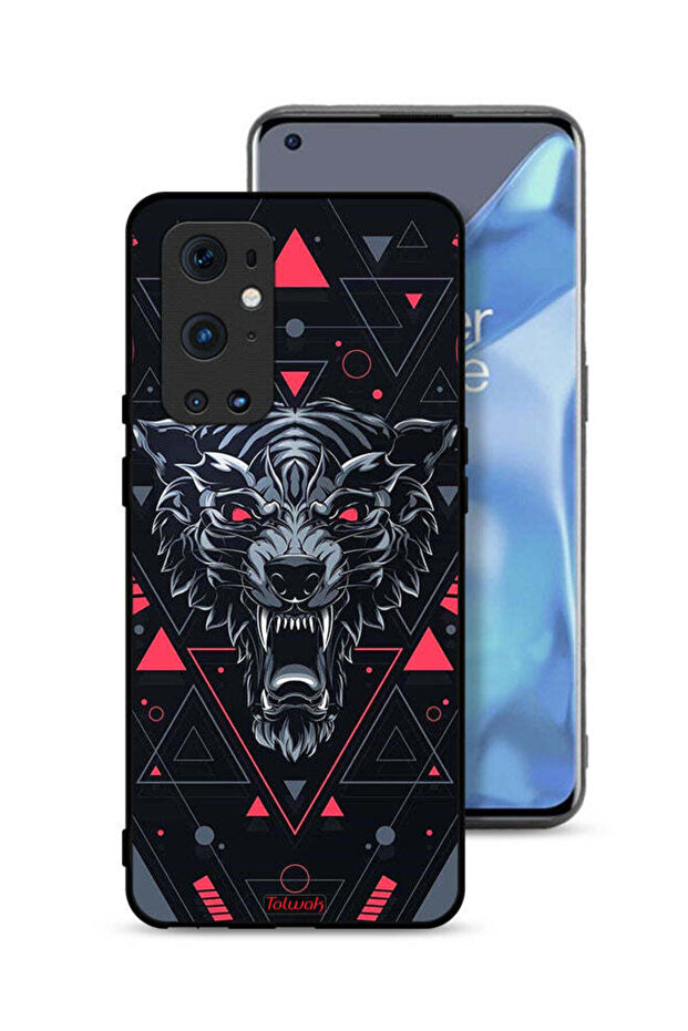 غطاء حماية لهاتف OnePlus 9 Pro 5G بتصميم الذئب المتمرّد