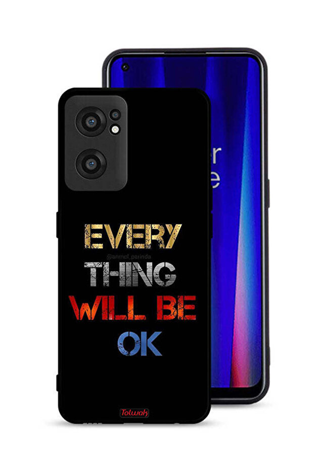 غطاء حماية لهاتف OnePlus Nord CE 2 5G كل شيء سيكون على ما يرام
