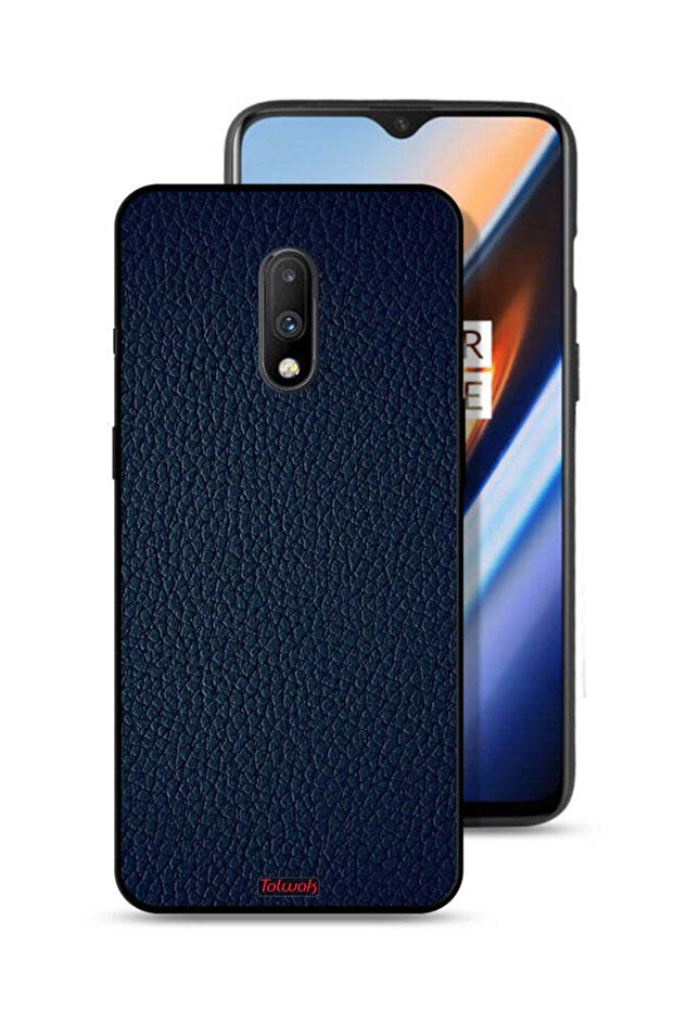 غطاء حماية جلدي بنمط OnePlus 7 - 1