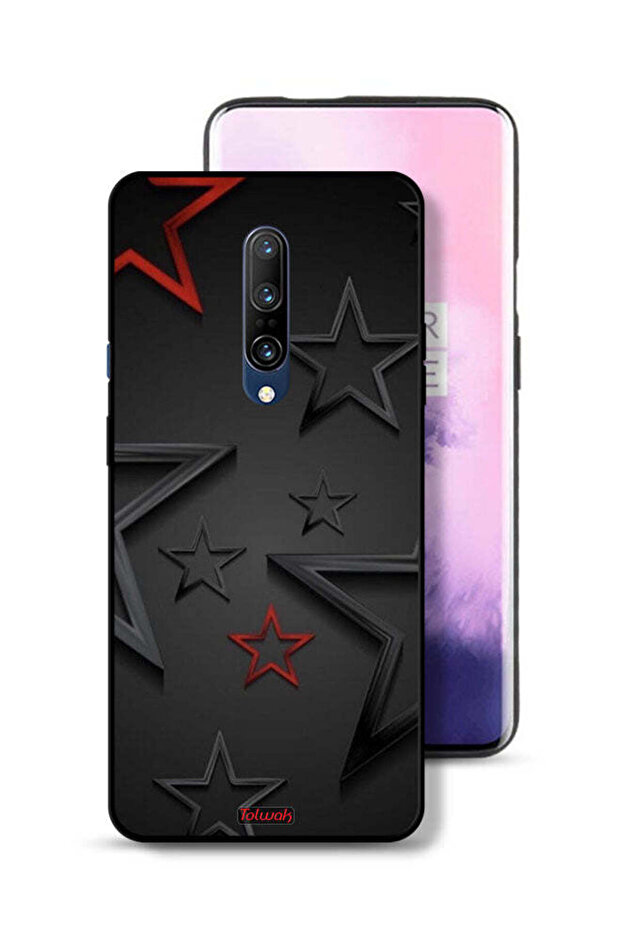 غطاء حماية بنقشة نجوم لهاتف OnePlus 7 Pro