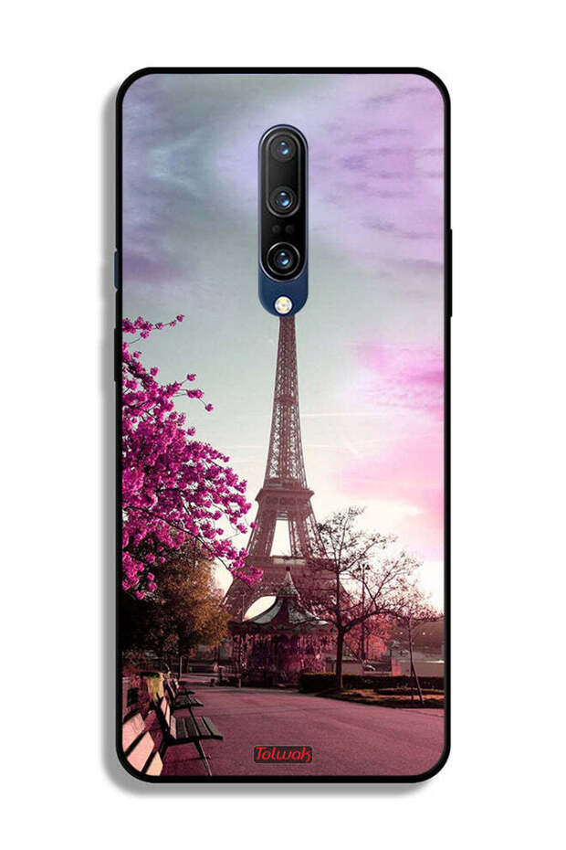 غطاء حماية لهاتف OnePlus 7 Pro بتصميم برج إيفل - 2