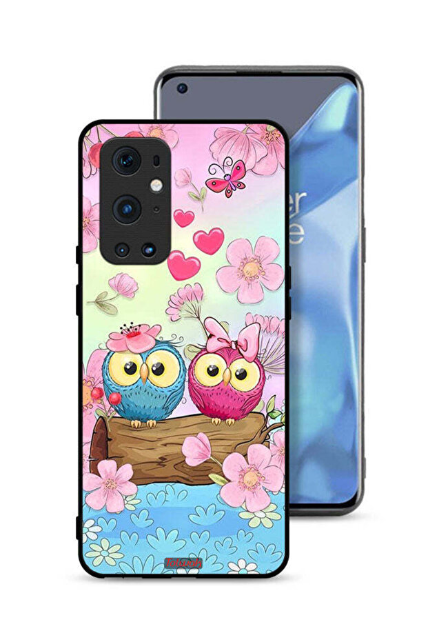 غطاء حماية لهاتف OnePlus 9 Pro 5G برسومات بومة لطيفة