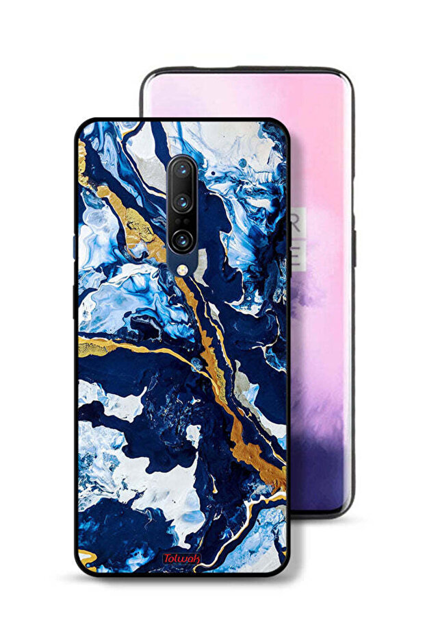 OnePlus 7 Pro Protective Case Cover Glitch Texture Art