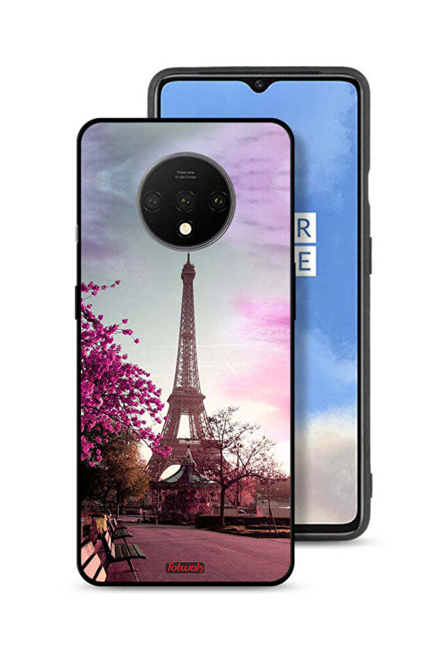 غطاء حماية لهاتف OnePlus 7T بتصميم برج إيفل - 1
