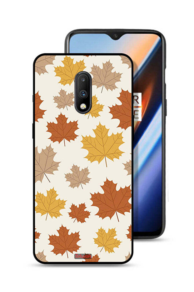 OnePlus 7 Protective Case Cover Autumn Leaves