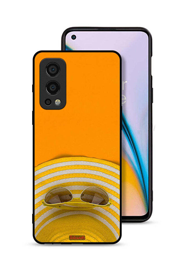 غطاء حماية واقٍ لهاتف OnePlus Nord 2 5G مع نظارات وقبعة