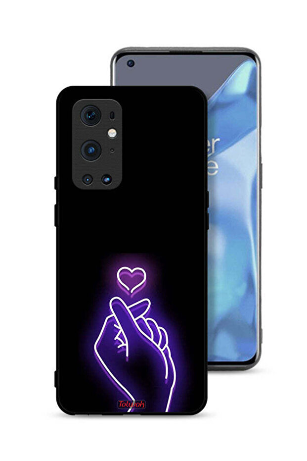 غطاء حماية لهاتف OnePlus 9 Pro 5G بتصميم قلب صغير