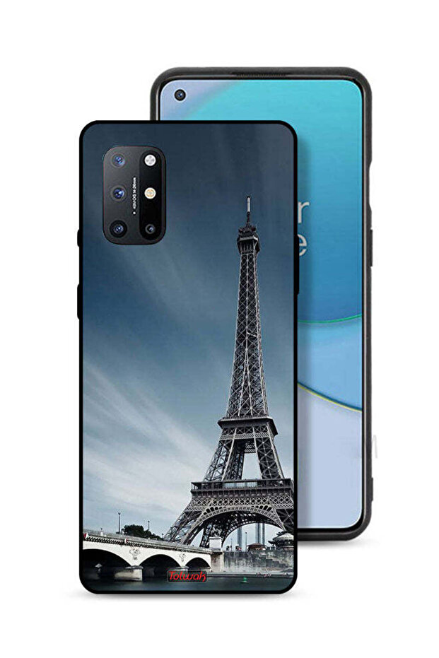 غطاء حماية لهاتف OnePlus 8T 5G بتصميم برج إيفل