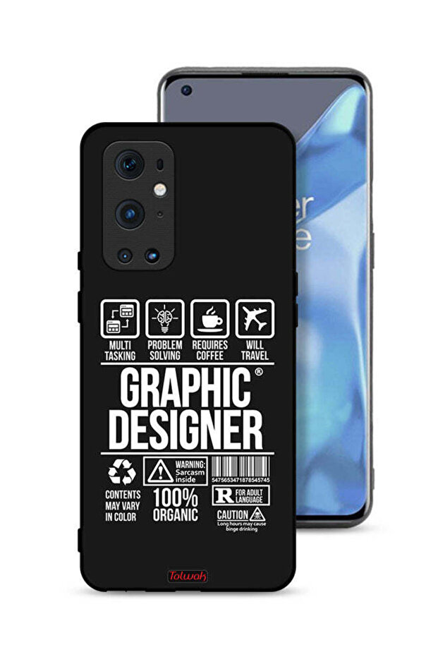 غطاء حماية لهاتف OnePlus 9 Pro 5G، ملصق مصمم جرافيكي