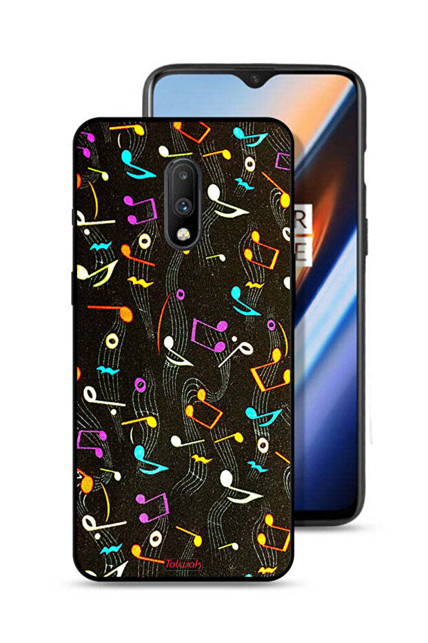 OnePlus 7 Protective Case Cover Music Fabric Pattern