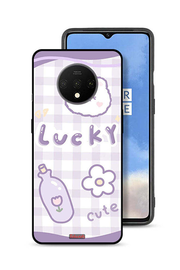 OnePlus 7T Protective Case Cover Lucky Cute