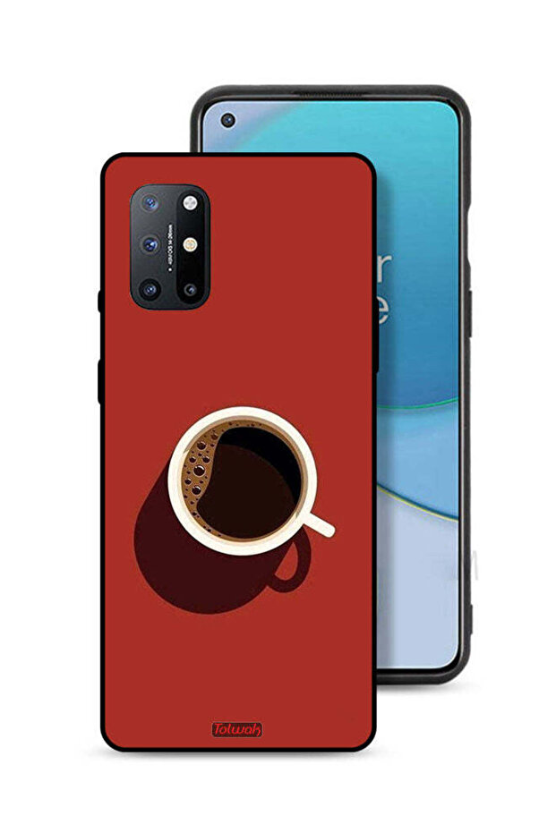 غطاء حماية لهاتف OnePlus 8T 5G بفن فنجان القهوة