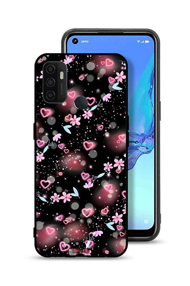 Oppo A32 Protective Case Cover Small Hearts And Flowers