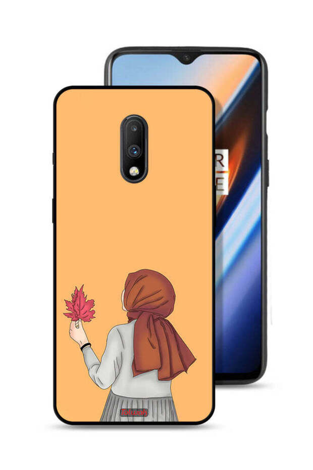 OnePlus 7 Protective Case Cover Holding Leaf