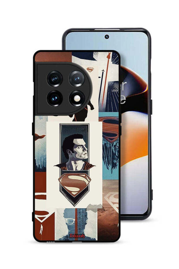 غطاء حماية لهاتف OnePlus 11 5G برسومات سوبرمان