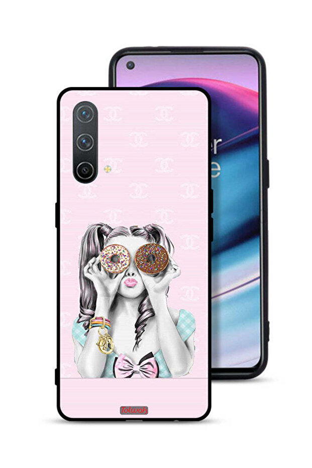 غطاء حماية لهاتف OnePlus Nord CE 5G يحمل دوناتين