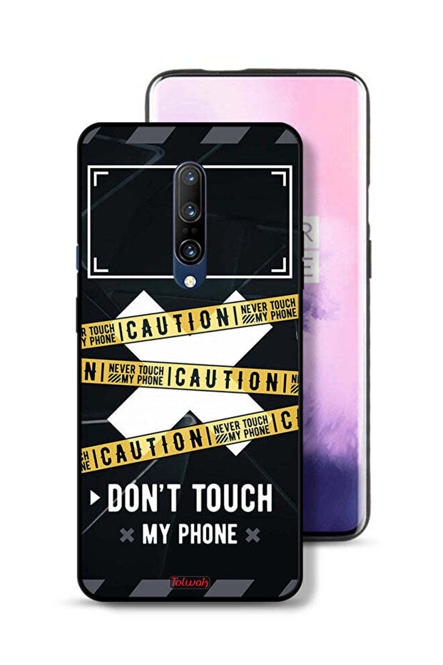 OnePlus 7 Pro Protective Case Cover Caution Never Touch My Phone