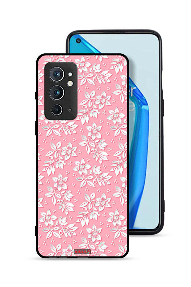غطاء حماية لهاتف OnePlus 9RT 5G بنمط خلفية زهور - 1