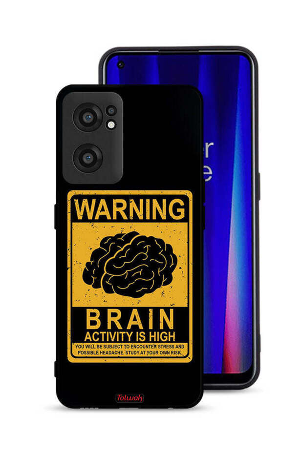 OnePlus Nord CE 2 5G Protective Case Cover Warning Brain Activity Is High